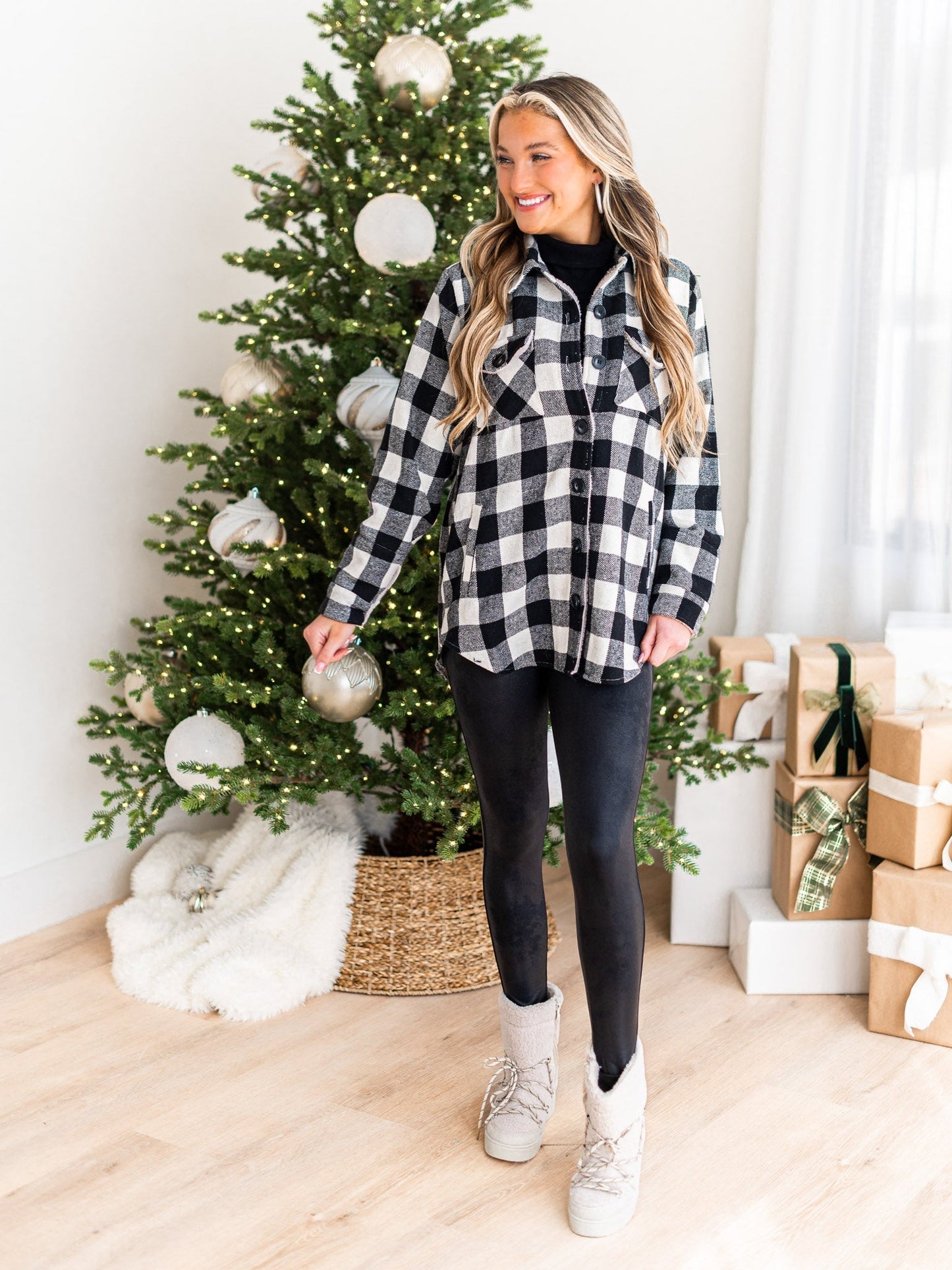 Northern Attitude Plaid Top