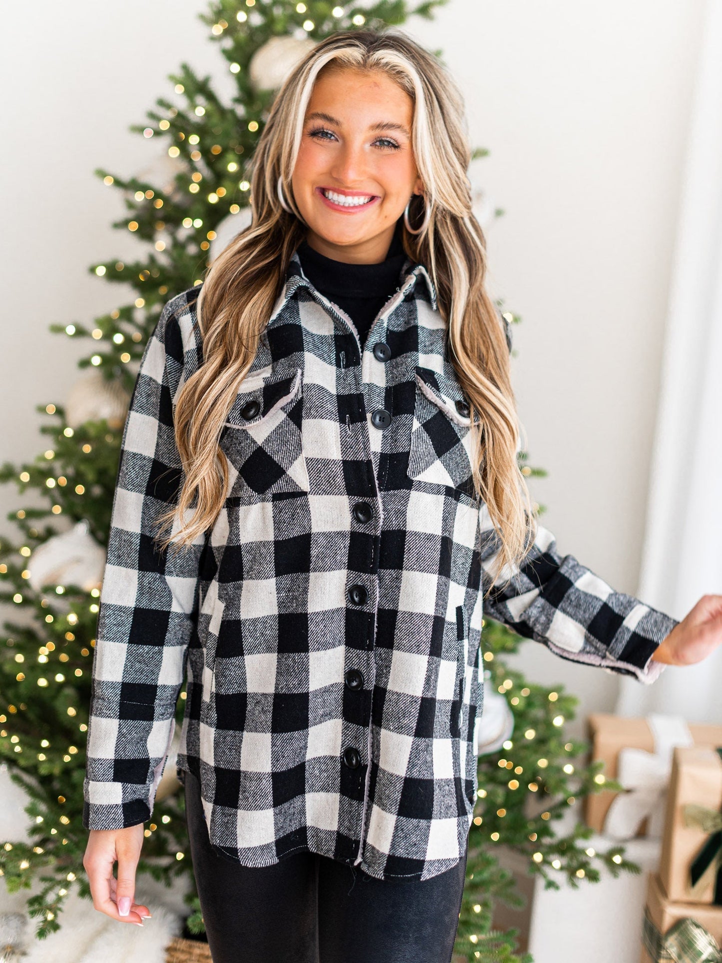 Northern Attitude Plaid Top