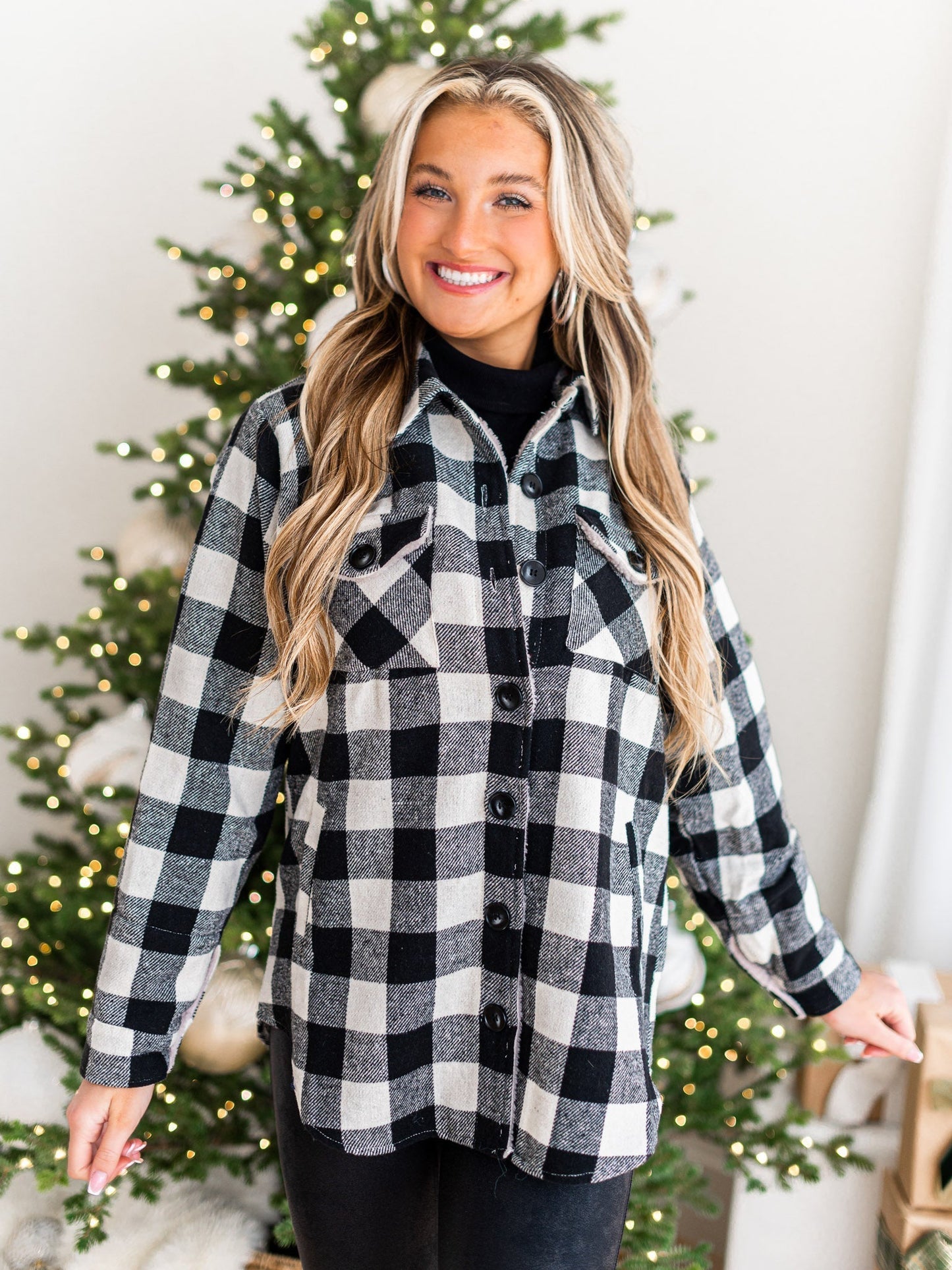 Northern Attitude Plaid Top