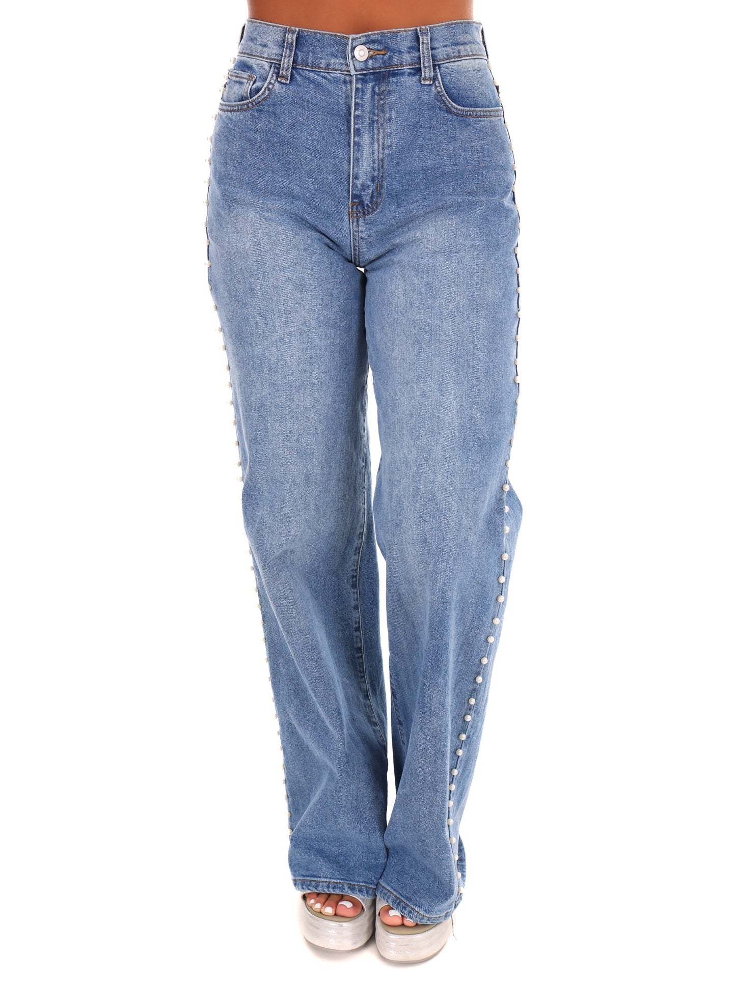 Practice Makes Perfect Pearl High Rise Jeans