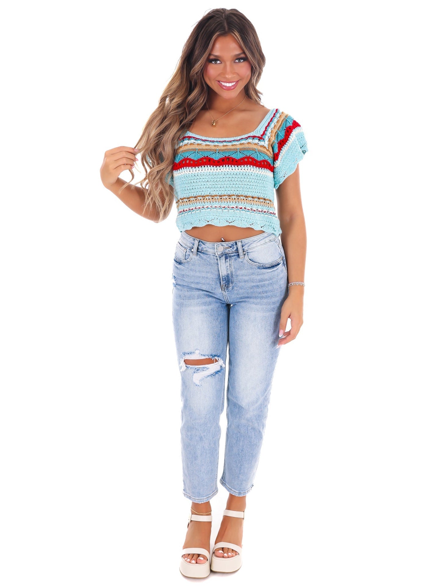 Made You Look Crop Top