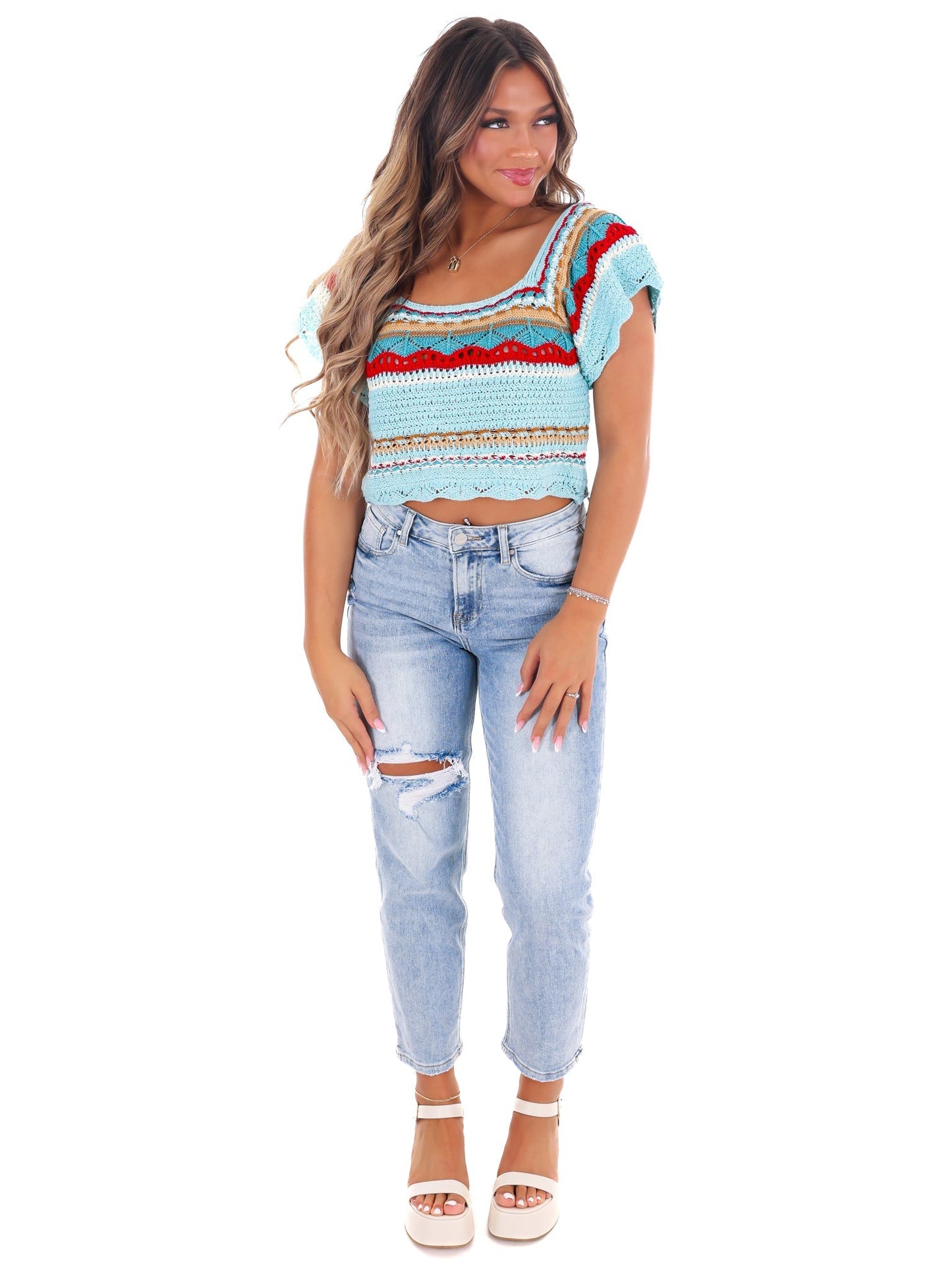 Made You Look Crop Top