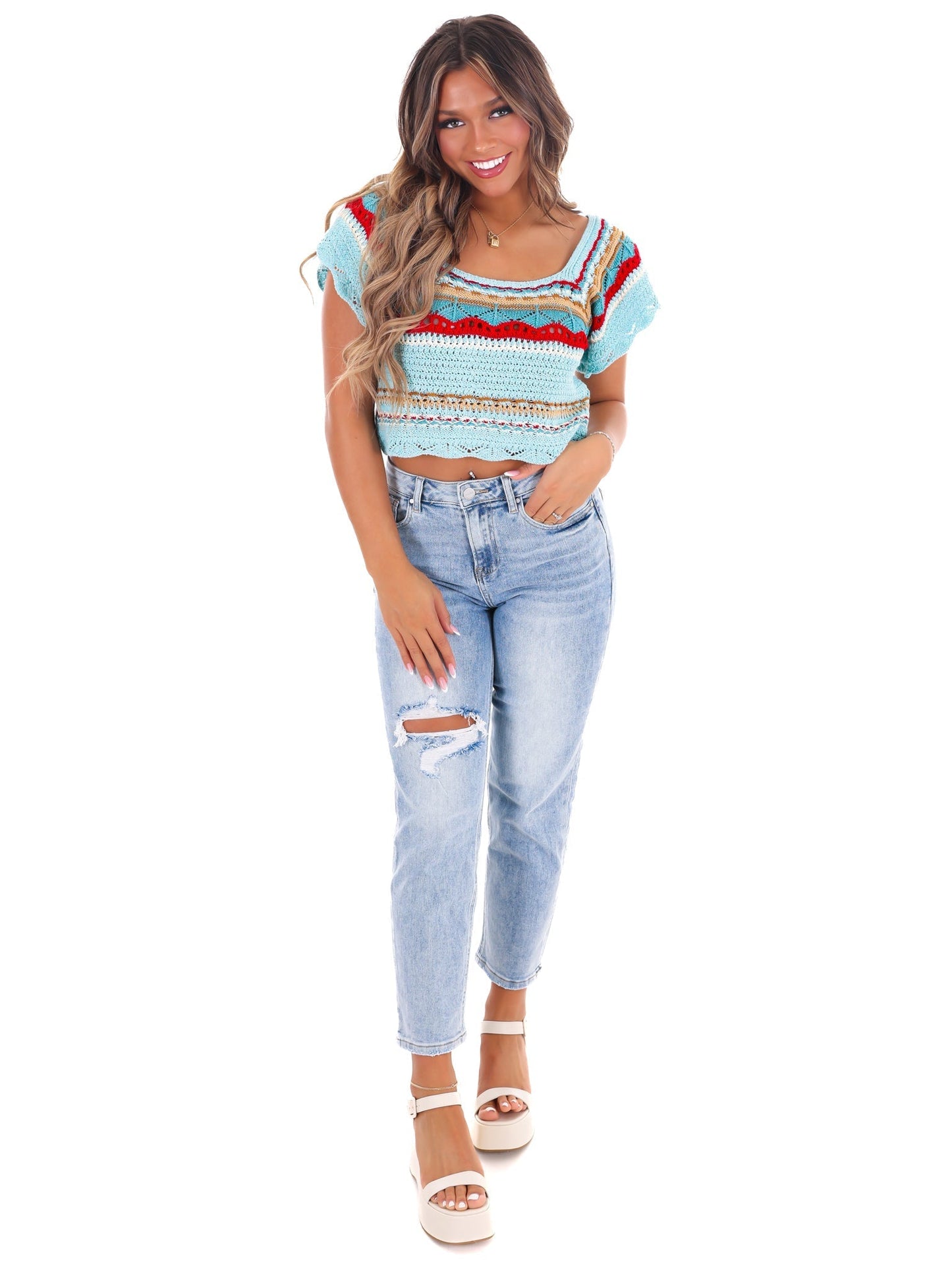Made You Look Crop Top