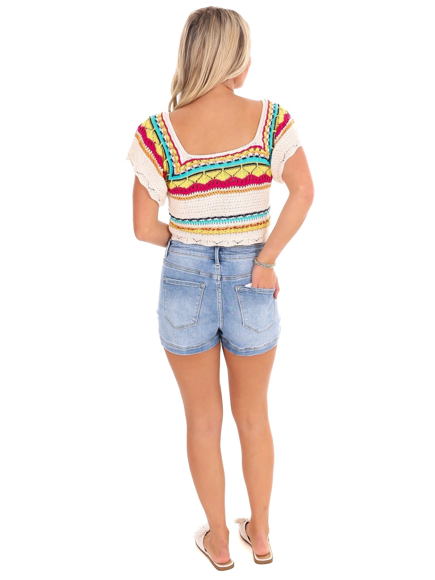 Made You Look Crop Top